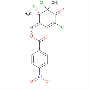 491572-37-3  2-ciclohexeno-1,4-diona, 2,5,6-tricloro-5,6-dimetil-,4-[O-(4-nitrobenzoil)oxima]