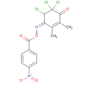 491572-38-4  2-cyclohexeen-1,4-dion, 5,5,6-trichloor-2,3-dimethyl-,1-[O-(4-nitrobenzoyl)oxim]