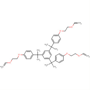 491578-25-7  Benzene, 1,3,5-tris[1-[4-[2-(ethenyloxy)ethoxy]phenyl]-1-methylethyl]-