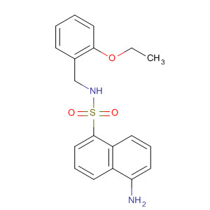 491579-13-6  1-Naphthalenesulfonamide, 5-amino-N-[(2-ethoxyphenyl)methyl]-