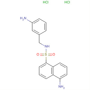 491579-23-8  1-Naphthalenesulfonamide, 5-amino-N-[(3-aminophenyl)methyl]-,dihydrochloride