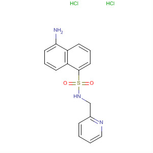 491579-32-9  1-Naphthalenesulfonamide, 5-amino-N-(2-pyridinylmethyl)-,dihydrochloride