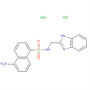 491579-33-0  1-Naphthalenesulfonamide, 5-amino-N-(1H-benzimidazol-2-ylmethyl)-,dihydrochloride