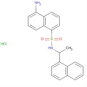 491579-35-2  1-Naphthalenesulfonamide, 5-amino-N-[1-(1-naphthalenyl)ethyl]-,monohydrochloride
