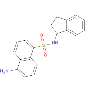 491579-36-3  1-Naphthalenesulfonamide, 5-amino-N-(2,3-dihydro-1H-inden-1-yl)-