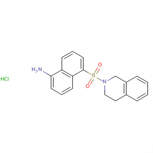 491579-41-0  Isoquinoline, 2-[(5-amino-1-naphthalenyl)sulfonyl]-1,2,3,4-tetrahydro-,monohydrochloride