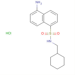 491579-42-1  1-Naphthalenesulfonamide, 5-amino-N-(cyclohexylmethyl)-,monohydrochloride