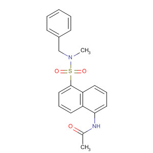 491580-03-1  Acetamide, N-[5-[[methyl(phenylmethyl)amino]sulfonyl]-1-naphthalenyl]-