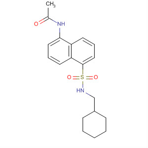 491580-06-4  Acetamide, N-[5-[[(cyclohexylmethyl)amino]sulfonyl]-1-naphthalenyl]-