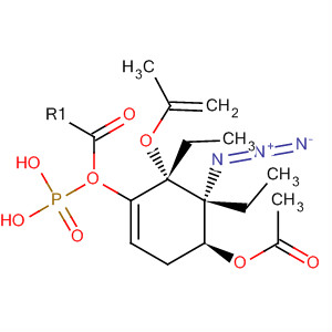 491580-33-7  Phosphonic acid,[(3R,4R,5S)-5-(acetyloxy)-4-azido-3-(2-propenyloxy)-1-cyclohexen-1-yl]-, diethyl ester