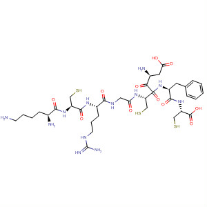 491587-09-8  L-Cysteine,L-lysyl-L-cysteinyl-L-arginylglycyl-L-a-aspartyl-L-cysteinyl-L-phenylalanyl-