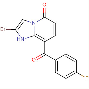 491591-94-7  Imidazo[1,2-a]pyridin-5(1H)-one, 2-bromo-8-(4-fluorobenzoyl)-