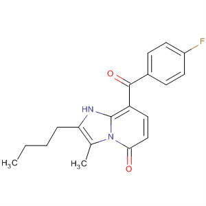 491592-26-8  Imidazo[1,2-a]pyridin-5(1H)-one, 2-butyl-8-(4-fluorobenzoyl)-3-methyl-