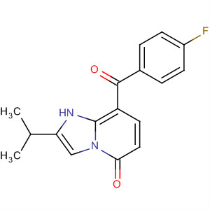 491592-28-0  Imidazo[1,2-a]pyridin-5(1H)-one, 8-(4-fluorobenzoyl)-2-(1-methylethyl)-