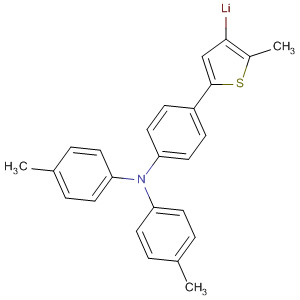 491594-65-1  Lithium, [5-[4-[bis(4-methylphenyl)amino]phenyl]-2-methyl-3-thienyl]-