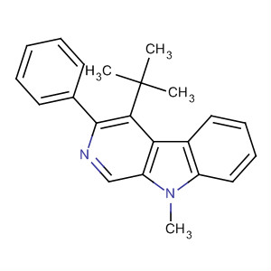 491595-64-3  9H-Pyrido[3,4-b]indole, 4-(1,1-dimethylethyl)-9-methyl-3-phenyl-