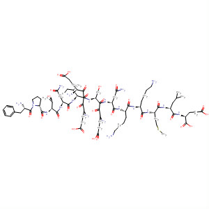 491599-79-2  L-Glutamic acid,L-phenylalanyl-L-prolyl-L-threonyl-L-asparaginyl-L-a-glutamyl-L-a-glutamyl-L-isoleucyl-L-a-glutamyl-L-seryl-L-asparaginyl-L-lysyl-L-lysyl-L-methionyl-L-leucyl-