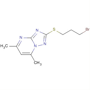 491612-41-0  [1,2,4]Triazolo[1,5-a]pyrimidine, 2-[(3-bromopropyl)thio]-5,7-dimethyl-