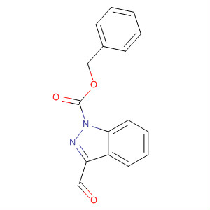 491614-42-7  1H-Indazole-1-carboxylic acid, 3-formyl-, phenylmethyl ester