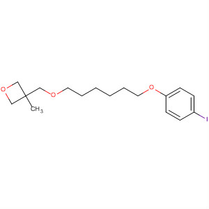 491616-09-2  Oxetane, 3-[[[6-(4-iodophenoxy)hexyl]oxy]methyl]-3-methyl-