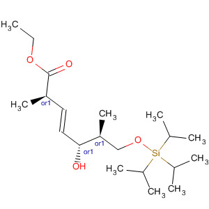 491617-83-5  3-Heptenoic acid,5-hydroxy-2,6-dimethyl-7-[[tris(1-methylethyl)silyl]oxy]-, ethyl ester,(2R,3E,5R,6S)-rel-