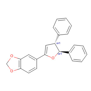491618-01-0  1,3-Benzodioxole, 5-[(4R,5S)-4,5-dihydro-4,5-diphenyl-2-furanyl]-, rel-