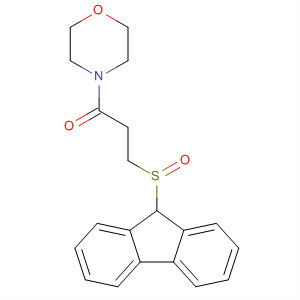 477727-97-2  Morpholine, 4-[3-(9H-fluoren-9-ylsulfinyl)-1-oxopropyl]-
