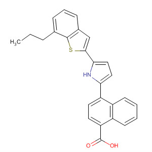 477735-80-1  1-Naphthalenecarboxylic acid,4-[5-(7-propylbenzo[b]thien-2-yl)-1H-pyrrol-2-yl]-