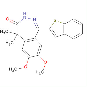 477741-75-6  4H-2,3-Benzodiazepin-4-one,1-benzo[b]thien-2-yl-3,5-dihydro-7,8-dimethoxy-5,5-dimethyl-