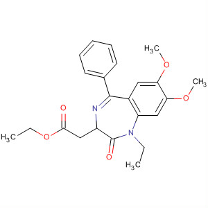 477743-07-0  1H-1,4-Benzodiazepine-3-acetic acid,1-ethyl-2,3-dihydro-7,8-dimethoxy-2-oxo-5-phenyl-, ethyl ester