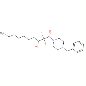 477768-86-8  Piperazine, 1-(2,2-difluoro-3-hydroxy-1-oxodecyl)-4-(phenylmethyl)-