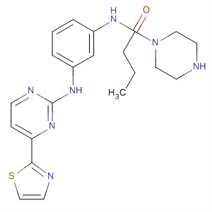 477770-43-7  1-Piperazinebutanamide,N-[3-[[4-(2-thiazolyl)-2-pyrimidinyl]amino]phenyl]-