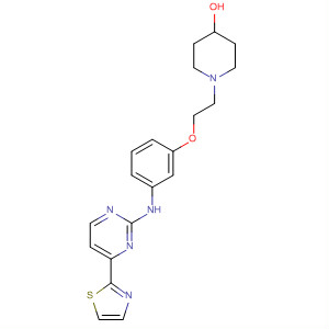 477770-57-3  4-Piperidinol,1-[2-[3-[[4-(2-thiazolyl)-2-pyrimidinyl]amino]phenoxy]ethyl]-