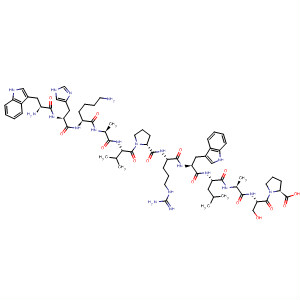477776-61-7  L-Proline,L-tryptophyl-L-histidyl-L-lysyl-L-alanyl-L-valyl-L-prolyl-L-arginyl-L-tryptophyl-L-leucyl-L-alanyl-L-seryl-