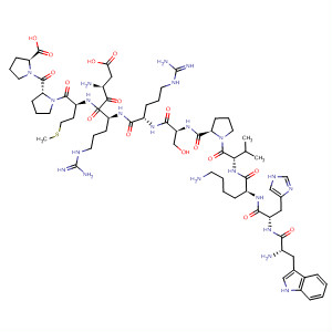 477776-71-9  L-Proline,L-tryptophyl-L-histidyl-L-lysyl-L-valyl-L-prolyl-L-seryl-L-arginyl-L-a-aspartyl-L-arginyl-L-methionyl-L-prolyl-
