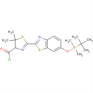477778-48-6  4-Thiazolecarbonyl chloride,2-[6-[[(1,1-dimethylethyl)dimethylsilyl]oxy]-2-benzothiazolyl]-4,5-dihydro-5,5-dimethyl-