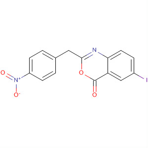 477782-37-9  4H-3,1-Benzoxazin-4-one, 6-iodo-2-[(4-nitrophenyl)methyl]-