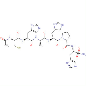 477788-65-1  L-Histidinamide, N-acetyl-L-cysteinyl-L-histidyl-L-alanyl-L-histidyl-L-prolyl-