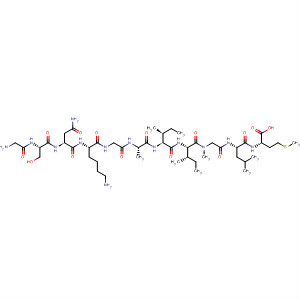 477789-61-0  L-Methionine,glycyl-L-seryl-L-asparaginyl-L-lysylglycyl-L-alanyl-L-isoleucyl-L-isoleucyl-N-methylglycyl-L-leucyl-