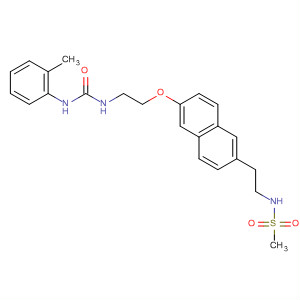 477790-29-7  Methanesulfonamide,N-[2-[6-[2-[[(methylphenylamino)carbonyl]amino]ethoxy]-2-naphthalenyl]ethyl]-