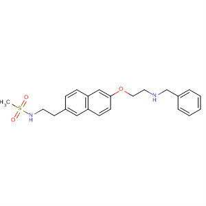 477790-30-0  Methanesulfonamide,N-[2-[6-[2-[(phenylmethyl)amino]ethoxy]-2-naphthalenyl]ethyl]-