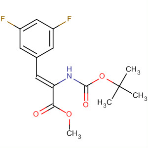 477790-41-3  2-Propenoic acid,3-(3,5-difluorophenyl)-2-[[(1,1-dimethylethoxy)carbonyl]amino]-, methylester, (2Z)-