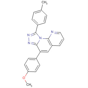 477849-22-2  [1,2,4]Triazolo[4,3-a][1,8]naphthyridine,6-(4-methoxyphenyl)-9-(4-methylphenyl)-