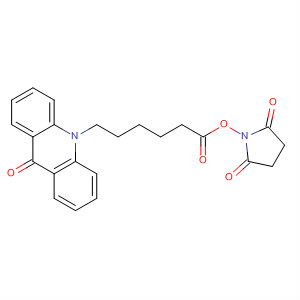 477865-48-8  2,5-Pyrrolidinedione, 1-[[1-oxo-6-(9-oxo-10(9H)-acridinyl)hexyl]oxy]-