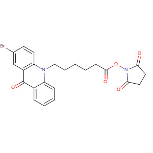 477865-54-6  2,5-Pyrrolidinedione,1-[[6-(2-bromo-9-oxo-10(9H)-acridinyl)-1-oxohexyl]oxy]-