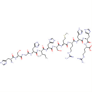 477880-09-4  L-Arginine,L-histidyl-L-serylglycyl-L-histidyl-L-isoleucyl-L-histidyl-L-seryl-L-methionyl-L-arginyl-L-histidyl-L-histidyl-