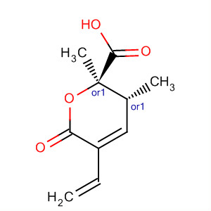 477891-18-2  2H-Pyran-2-carboxylic acid, 5-ethenyl-3,6-dihydro-2,3-dimethyl-6-oxo-,(2R,3R)-rel-