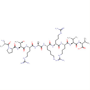 477899-31-3  L-Valine,L-alanyl-L-prolyl-L-threonyl-L-arginyl-L-alanyl-L-lysyl-L-arginyl-L-arginyl-L-valyl- 477899-31-3  L-Valine,L-alanyl-L-prolyl-L-threonyl-L-arginyl-L-alanyl-L-lysyl-L-arginyl-L-arginyl-L-valyl-