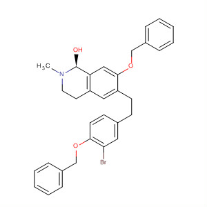 47791-88-8  Isoquinoline,1-[[3-bromo-4-(phenylmethoxy)phenyl]methyl]-1,2,3,4-tetrahydro-6-methoxy-2-methyl-7-(phenylmethoxy)-, (S)-