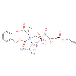 477923-59-4  L-Alanine, N-[(phenylmethoxy)carbonyl]-L-alanyl-,2-(2-amino-2-oxoethyl)-2-[[(2S,3S)-3-(ethoxycarbonyl)oxiranyl]carbonyl]hydrazide